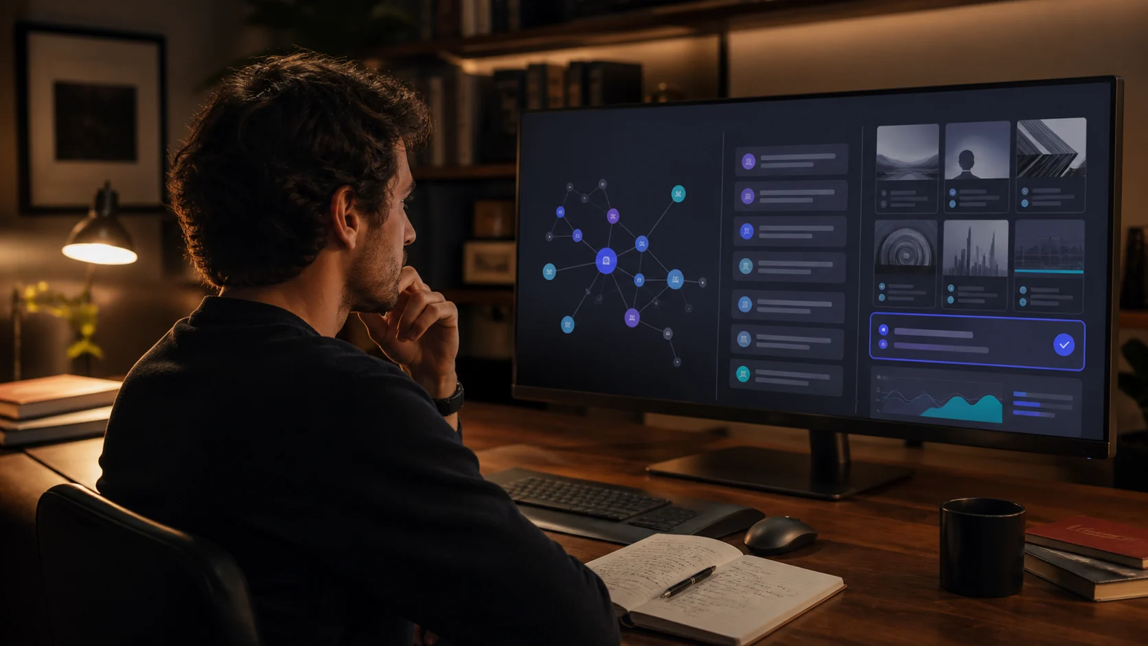 A creator reviewing research evidence and choosing the next content opportunity